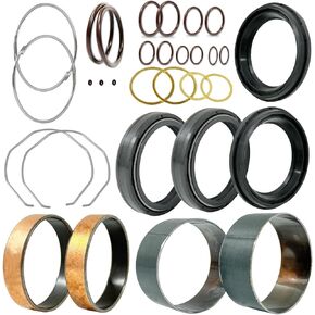 Fork Bushing Seal Rebuild Kit Fit for CR125R CR250R KX125 KX250 KX500 WR250F WR400F WR426F WR450F YZ125 YZ250 YZ250F YZ400F YZ426F YZ450F OEM#7386010