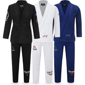 Ultra Light IBJJF Jiu Jitsu Gi Suit Sets for Men, Perfect for Judo, BJJ, Taekwondo and Karate - Made with Preshrunk Fabric