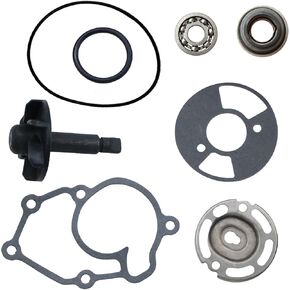 LOONGPART 5D7-E2420-00 Water Pump Impeller Repair Kit Compatible with Yamaha Mt 125 2015-2019 WR 125 2010-2014 22B-E2420-01