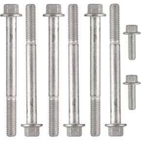 Water Pump & Thermostat Housing Bolt Kit Fits for 1997-2014 LS Series engines LSX LS1 LS2 LS3 LS6 LS7 LS9 LQ4 LQ9，5.3L 6.0L 6.2L thermostat shell bolts