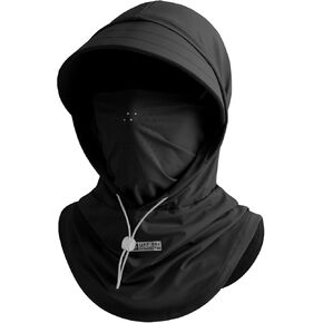 Cooling Breathable Balaclava Full Face Mask with Wide Brim Sun UV Protection Hood for Men Women Fishing Motorcycle Skiing