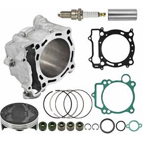 YFZ450 YFZ 450 12:1 Piston 95mm Stock Bore Cylinder Top End Rebuild Kit Compatible with Yamaha YFZ450 2003-2014 5TA-11311-12-00