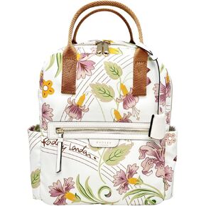 Radley London Maple Cross Floral المسؤول المتوسطة الرمز البريدي على ظهره