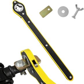 مفتاح Car Jack Ratchet ، 360 درجة دوارة الإطارات عجلة جاك ريشت ، وأداة مقبض سرعة رفع عجلة الإطارات مناسبة لشاحنة سيارات الدفع الرباعي ، وملحقات السيارات العالمية