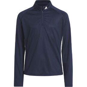 adidas Girls' Long Sleeve Mock Neck Polo Shirt