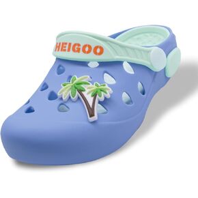 Kids Clogs Toddler Silicone Shoes Blue
