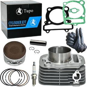 Tupo 348cc 83mm cylinder cylinder fiston gasket top end end end kit متوافق مع yamaha yfm350 Big Bear 350 Bruin350 Grizzly350 Moto-4 350 Raptor350 Wolverine350 Warrior350 1987-2014