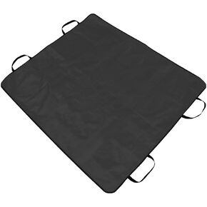 Multipurpose Cargo Liner Trunk Mat Seat Protective Liner and Pet Seat Cover (Black, 78"x70")