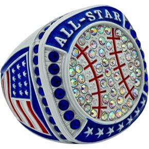 خصم Rings Rings All-Star Ring/Season Award/Team Awards/Colors Colors/Premium Softball Baseball Ring