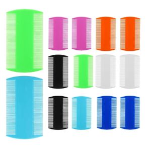 14PCS Lice Brush,Lice Combs Double-sided Fine Teeth, Dog Flea Comb Light and Easy to Carry, for Adults, Children and Pets, Remove Head Lices and Lices Eggs, 7 Colors