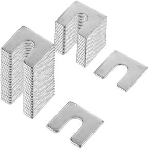 40Pcs Auto Body Fender Alignment Shim 1/16" & 1/8" Thick- 3/8" Slot Automotive Alignment Shim Assortment Kit