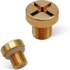 Radiator Coolant Expansion Tank Bleeder Screw, 17111712788 Coolant Air Bleeder Screw with Rubber O-ring, Radiator Expansion Tank Drain Screw for X3 X5, Car Accessories