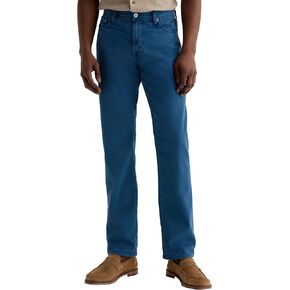 AG Adriano Goldschmied Men's Everett Slim Straight Sueded Sateen Pant