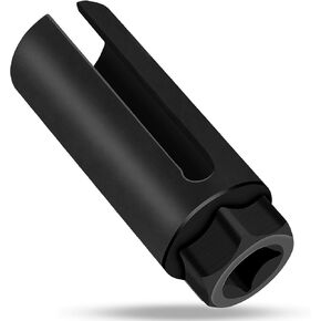 Oxygen Sensor Socket 22mm 7/8 in, 1/2 in Drive O2 Sensor Removal Tool, Heavy-Duty Chrome Vanadium Steel with Side Wire Cutout, Ideal for Car Exhaust System, Durable & Easy to Use
