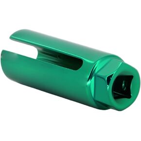 Oxygen Sensor Socket with Side Wire Cutout 1/2" Inch Drive x 7/8"(22mm) O2 Sensor Socket Removal Tool for Vehicles Green