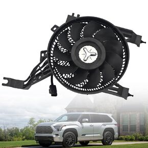 TO3113119 New Replacement A/C Condenser Fan Assembly Compatible with Toyota Sequoia 2008-2020 674-50501 88590-0C031