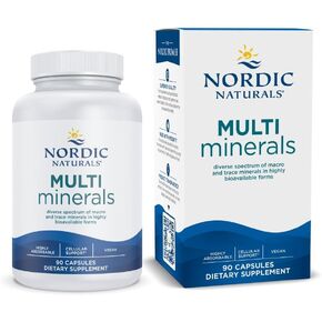 Nordic Naturals Multi Minerals, Unflavored - 90 Capsules - 11 Essential Minerals - Optimal Health & Wellness - Certified Vegan - Non-GMO - 30 Servings