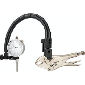 Powerbuilt Brake Rotor and Ball Joint Runout Gauge with Flexible Arm, Precision Measurement, Suspension, Braking System - 642956ECE