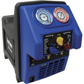 MASTERCOOL (69300 نظام استرداد غاز التبريد مزدوج التوربو أسود/أزرق