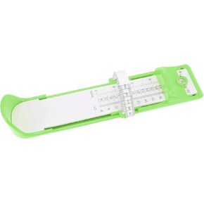 Feet Length Measuring Ruler,Shoe Size Measuring Devices,Foot Measurement Device,Accurate Measurement and User Friendly Design for Men Women Foot Measuring Tools(Green)