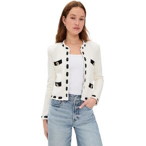 L'Agence Womence Astor Contraving Trim Cardigan