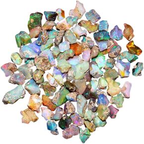 Natural 100GM A GRADE RADE ETIOPIAN OPAL OPAL GEMSTORES الكثير