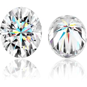 Moissanite Loose Stones Oval Cut Gemstones White D Color VVS1 Clarity Excellent Cut for Engagement Ring Pendant Necklace Jewelry Making with Certificate