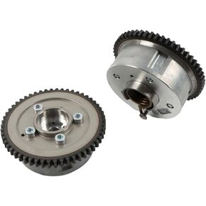 2pcs Camshaft Timing Gear 24350-25000 24370-2G000 Fits for Gene-sis Cou-pe Santa Fe Sonata Tucson 2.4L Engine Aftermarket Parts