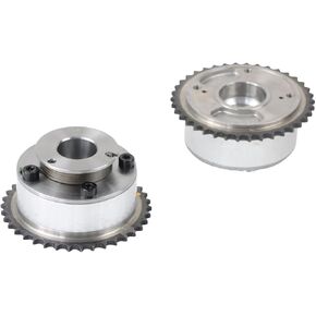 2PCS توقيت توقيت محرك عمود الحدبات VVT مجموعة 24350-3CGA1 24370-3CGA0 الوهم والعادم VVT GEAR Applied FITS FOR 2015-2020 Sedona ، لعام 2014-2019 Santa Fe ، لعام 2011-2016 Genesis 3.3L 3.8L 3.8L