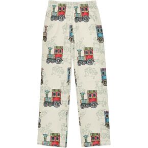 Boys Pajamas Pants Fishing Lures Fish Hooks Elastic Waist PJ Bottoms Comfy Lounge Long Pants S