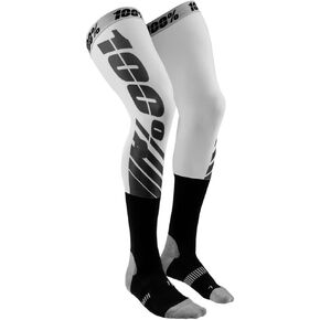 100% Rev Knee Brace Socks Size 6-10 Flash Grey