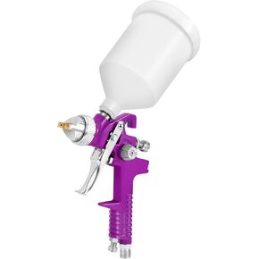 2002B Paint Sprayer HVLP Gravity Feed Spray Gun – Multifunctional 1.4mm Standard Nozzle, 1000cc Cup Capacity – Professional for Automotive Painting, Furniture, DIY
