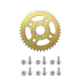 ترقية 40T السلسلة الخلفية عالية السرعة 6 ثقب ضرس الثقب # 40 41 420 متوافق مع COLEMAN CT100U CC100X MEGA MOTO MMB80