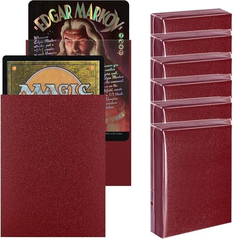 300CT Rose Gold Card Sleeves for Lorcana, MTG, Clear Front Textured Back Card Sleeves, Standard Size Card Sleeves for Lorcana, Magic The Gathering, Baseball Card, Sports Cards, Game Card in Saudi Arabia