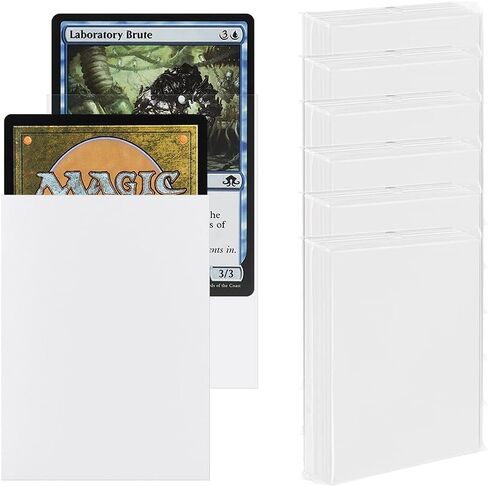 300CT Rose Gold Card Sleeves for Lorcana, MTG, Clear Front Textured Back Card Sleeves, Standard Size Card Sleeves for Lorcana, Magic The Gathering, Baseball Card, Sports Cards, Game Card in Saudi Arabia
