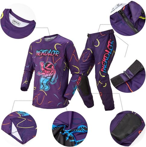 Motocross Jersey Pant Combo Mens Women Dirt Bike MX Gear Set Enduro Offroad Ride Ride Race Compe Set in Kuwait