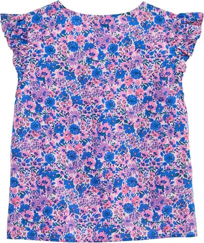 vineyard vines Girls' Ruffle Button Down Top in Saudi Arabia
