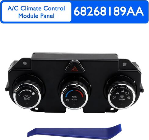 لوحة التحكم في المناخ A/C 68268189AA FIT لـ Dodge RAM 1500 3500 Pickup 2013 W/O Dual Zone Control ؛ W/خلفي صقيع ، 2500 بيك آب 2013-2018 W/O التحكم في المنطقة المزدوجة ؛ ث/إزالة الجليد in Kuwait