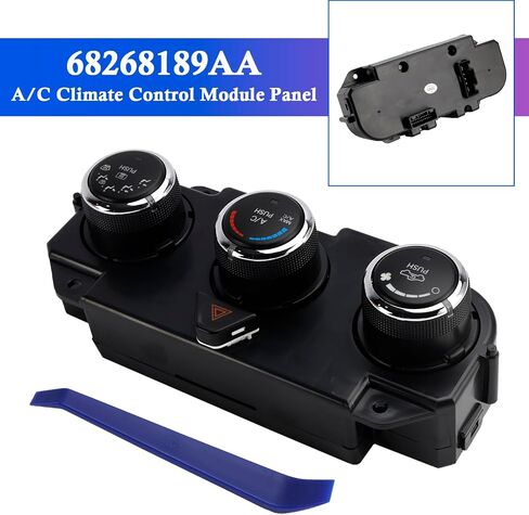 لوحة التحكم في المناخ A/C 68268189AA FIT لـ Dodge RAM 1500 3500 Pickup 2013 W/O Dual Zone Control ؛ W/خلفي صقيع ، 2500 بيك آب 2013-2018 W/O التحكم في المنطقة المزدوجة ؛ ث/إزالة الجليد in Kuwait
