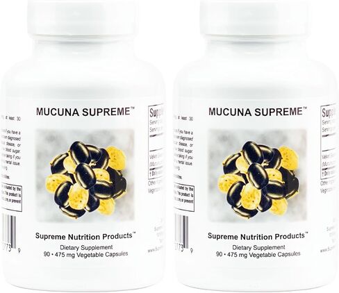Supreme Nutrition Mucuna Supreme, 90 Pure Cowhage Vegetarian Capsules in Saudi Arabia