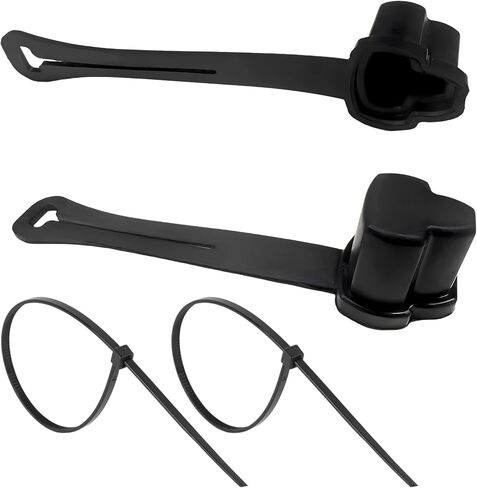 2PCS 3 Prong Plug Protector, Waterproof Electrical Plug Protector for Engine Block Heater Cords, Weatherproof Extension Cord End Cover Safety Caps for 120-Volt Plugs in Saudi Arabia