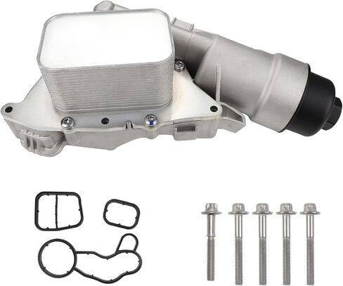 11428585235 Alloy Aluminum Oil Cooler Filter Housing Assembly 2014-2024 For BMW 218i 220i i8 Compatible with MINI Cooper Cooper S JCW Countryman Clubman BMW I8 X1 X2 11428511391 in Saudi Arabia