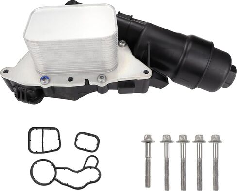 11428585235 Alloy Aluminum Oil Cooler Filter Housing Assembly 2014-2024 For BMW 218i 220i i8 Compatible with MINI Cooper Cooper S JCW Countryman Clubman BMW I8 X1 X2 11428511391 in Saudi Arabia