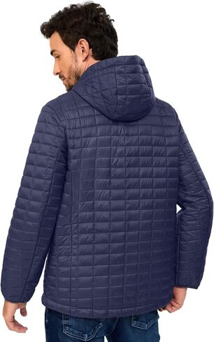 Little Donkey Andy Puffer Jacket Men Winter Coat with Hood Lightweight Jackets Waterproof with Recycled Insulation Outdoor in Saudi Arabia