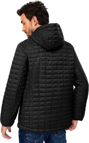 Little Donkey Andy Puffer Jacket Men Winter Coat with Hood Lightweight Jackets Waterproof with Recycled Insulation Outdoor in Saudi Arabia