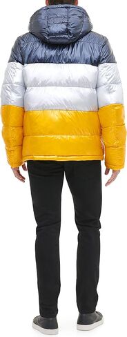 Tommy Hilfiger Mens Hooded Puffer Jacket (Standard and Big & Tall) in Saudi Arabia
