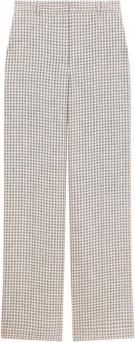 Theory Women's Linear Check Classic Trouser in Saudi Arabia