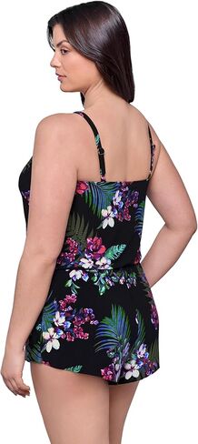 Aqua Green Women's Standard V-Neck Blouson Romper in Kuwait