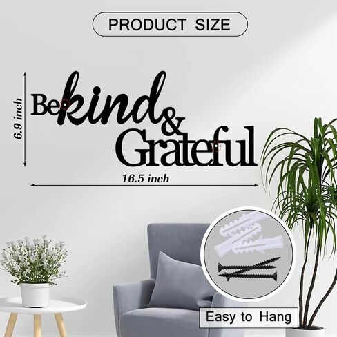 AHYS Positive Affirmations Wall Decor - Be Positive & Stay Humble Metal Sign Inspirational Wall Decor Black Rustic Motivational Wall Decor for Home Office Wall Decorations in Saudi Arabia