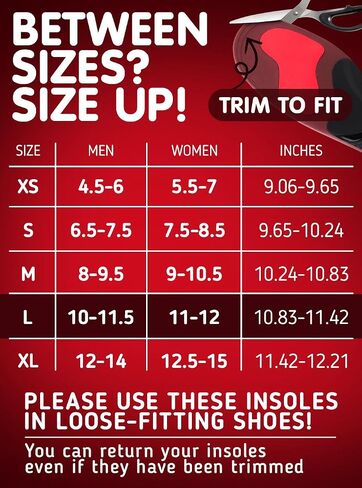 220+ lbs Plantar Fasciitis High Arch Support Insoles Men Women - Orthotic Shoe Inserts - Boot Work Shoe Insole (Cherry, L) in Saudi Arabia